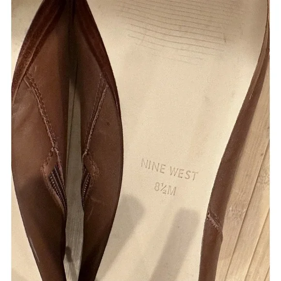 Nine West Brown Heeled Boots - Picture 11 of 14